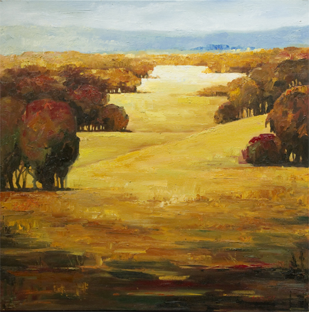Sunlit Hill Country by artist M Collins